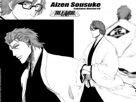 Aizen S�suke,capitaine de la 5eme division du gotei 13