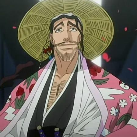 Kyouraku Shunsui,capitaine de la 8eme division du gotei 13