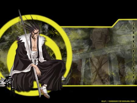 Zaraki Kenpachi,capitaine de la 11eme division du gotei 13