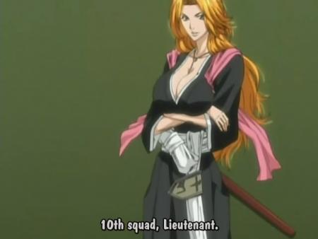Matsumoto Rangiku,vice capitaine de la 10eme division du gotei 13 (ma prefere)